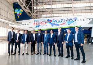Azul Linhas Aéreas Brasileiras presenta primer avión temático de la iniciativa “Conozca Brasil: Volando”.